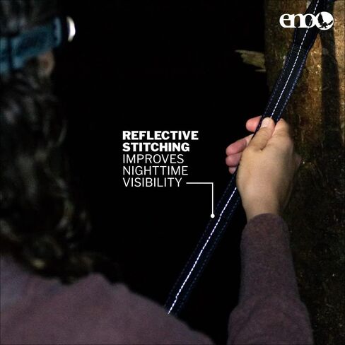 ENO Atlas Suspension System - Tree Strap for Hammock - Accessories for Camping, Hiking, and Backpacking - Black/Royal in Kuwait