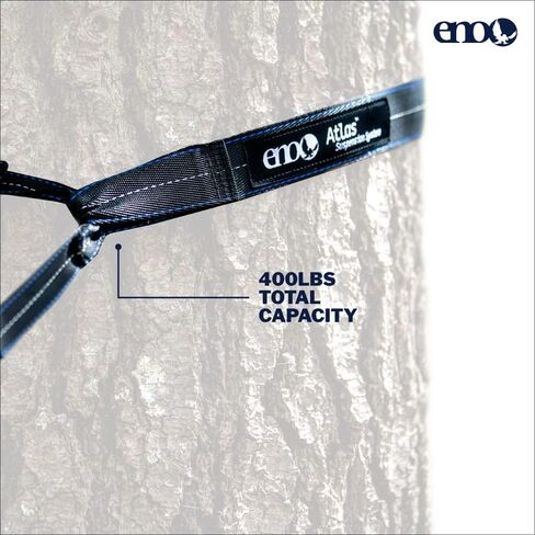 ENO Atlas Suspension System - Tree Strap for Hammock - Accessories for Camping, Hiking, and Backpacking - Black/Royal in Kuwait