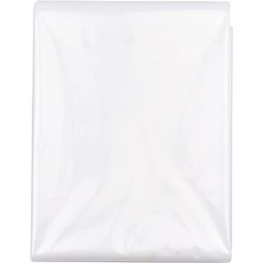 Clear Plastic Greenhouse Film, 6 mil Polyethylene Greenhouse Garden Plant Cover Sheeting Freeze Frost Protection UV Resistant for Horticulture,Garden and Agriculture(6.5 ft x 9.8 ft)