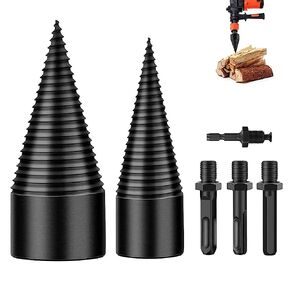 مقسم خشب الحطب 45 مم + 32 مم، 6 قطع مقسم خشب الحطب مثقاب قابل للفصل مثقاب كهربائي عالي التحمل برغي مخروطي سائق سداسي + مربع + دائري in Kuwait