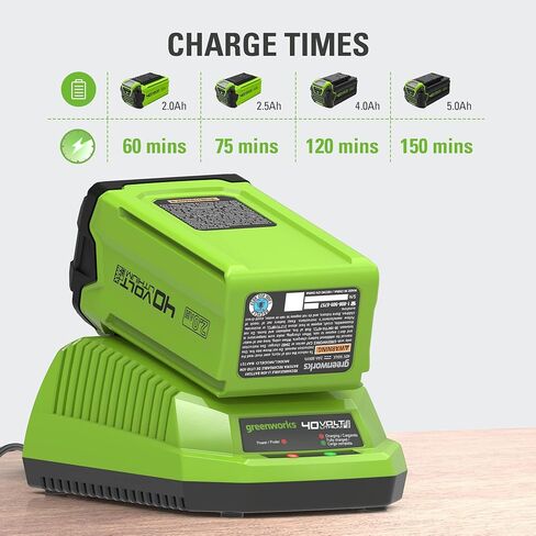 Greenworks 40V Lithium-Ion Battery Charger (Genuine Greenworks Charger) in Kuwait