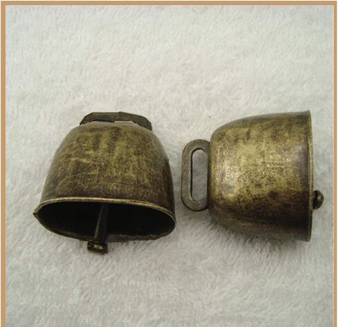 KOOBOOK 2Pcs Cow Horse Sheep Grazing Copper Bells Cattle Farm Animal Copper Loud Bronze Bell in Saudi Arabia