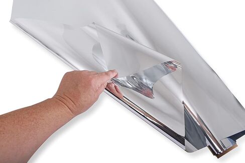 لفة فيلم Katai Mylar - 4 × 25 بوصة - 2 مل - يجب أن تكون في غرفة النمو - رقائق معدنية عاكسة للغاية ومقاومة للتمزق - مع شماعات حبل in Kuwait