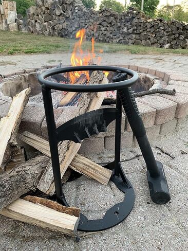 جهاز تقسيم Kindling Blue Home XL - مزود بمطرقة ثقيلة بوزن 5.5 رطل - سهولة الحمل - جهاز تقسيم السجل اليدوي (جهاز تقسيم Kindling الأصلي) in Kuwait