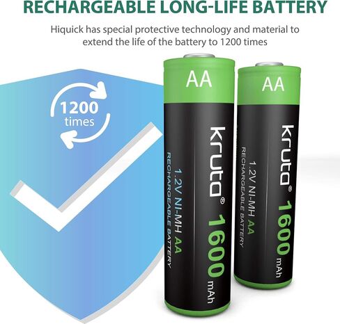 Solar Lights Batteries AA 1600mah High Capacity 1.2V Ni-MH Rechargeable AA Solar Battery for Outdoor Solar Lights, Battery String Lights, TV Remotes, Wireless Mouses, Radio, Flashlight in Saudi Arabia