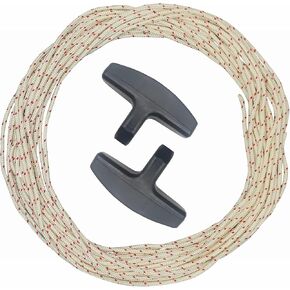 YAMAKATO Pull Cord Starter Rope 1/8 inch 3.0mm Recoil String for Chainsaw Trimmer Edger Weed Eater Wacker Leaf Blower STIHL MS170 MS180 Husqvarna Echo Craftsman Poulan Push Mower 40 Feet #4