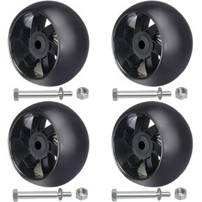2PCS Deck Gauge Wheels for AYP Husqvarna 532174873 589527301, MTD 174873 133957 532133957 734-3058, Cub Cadet 753-04856A Lawn Tractors and Zero Turn Mowers Deck with Bolts & Nuts