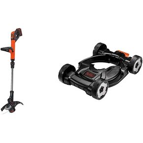 BLACK+DECKER 20V MAX String Trimmer, 2-Speed, 12-Inch, Cordless (LST522)