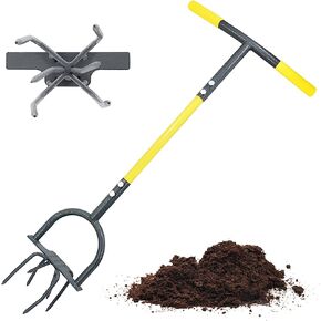 Jardineer Hand Tiller Garden Claw, Garden Twist Tiller Heavy Duty, Manual Soil Tiller for Flower Box and Raised Bed in Kuwait