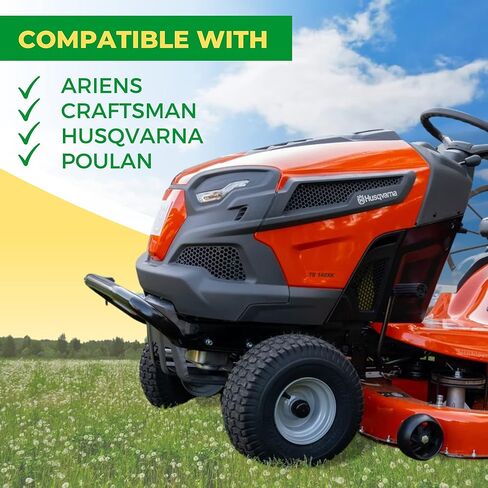 (2-Pack) Exact Replacement 3 1/2" Flat Idler Pulley (Black) - OEM Part Number 194327 & 532-194327 - Compatible with Ariens Craftsman Husqvarna and Poulan in Kuwait