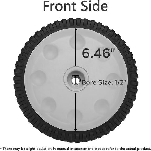 119-0311 Front Wheels for Toro 22" Recycler Mower, 137-4832 Drive Wheels Compatible with Toro 20330 20331 20339 20371 Self Propelled Mower FWD 22", 2 Pack, White in Kuwait