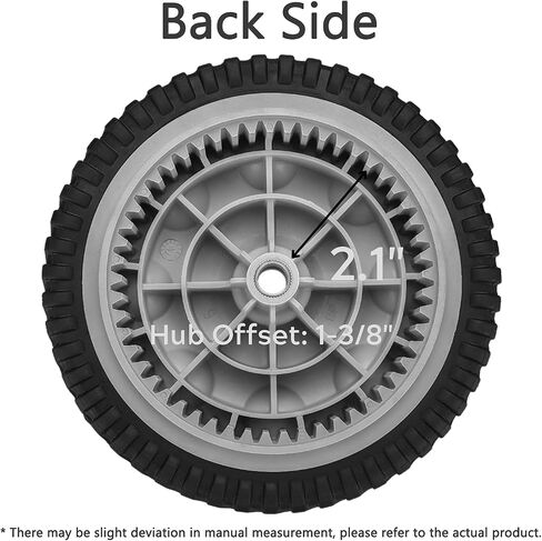 119-0311 Front Wheels for Toro 22" Recycler Mower, 137-4832 Drive Wheels Compatible with Toro 20330 20331 20339 20371 Self Propelled Mower FWD 22", 2 Pack, White in Kuwait