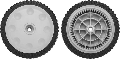734-04018 Front Drive Wheels Fit for Troy Bilt TB240 Mower - 8 Inch Wheels Tires for Troy Bilt Honda Tuff Cut 210 230 Craftsman Self Propelled Mower, Replace 734-04018A, 734-04018B, 2 Pack, Gray in Saudi Arabia