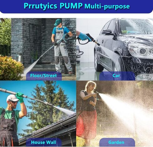مضخة غسيل الضغط Prrutyics 7/8 بوصة عمود عمودي، 3000 رطل لكل بوصة مربعة، 2.4 GPM استبدال مضخة غسالة الطاقة، تناسب Troy Bilt Srmw22g26-EZ Craftsman، منفذ مدخل أمامي مواجه in Saudi Arabia