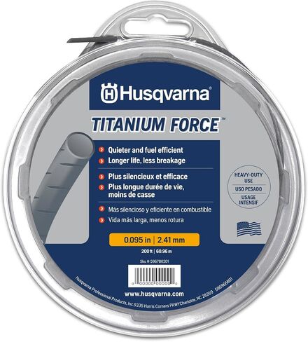 Husqvarna 537388101 Universal T35 Tap Advance Straight Shaft String Head رأس ملفوف مسبقًا مع خط 0.095 بوصة أزرق/أسود in Kuwait