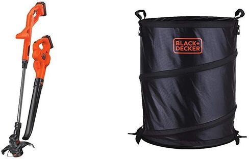 BLACK+DECKER 20V MAX Lithium String Trimmer/Edger with Extra Lithium Battery 2.0 Amp Hour (LCC222 & LBXR2020-OPE) in Saudi Arabia