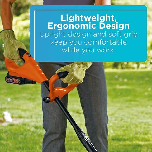 BLACK+DECKER 20V Cordless Garden Cultivator/Tiller with Extra Lithium Battery 2.0 Amp Hour (LGC120 & LBXR2020-OPE) in Saudi Arabia