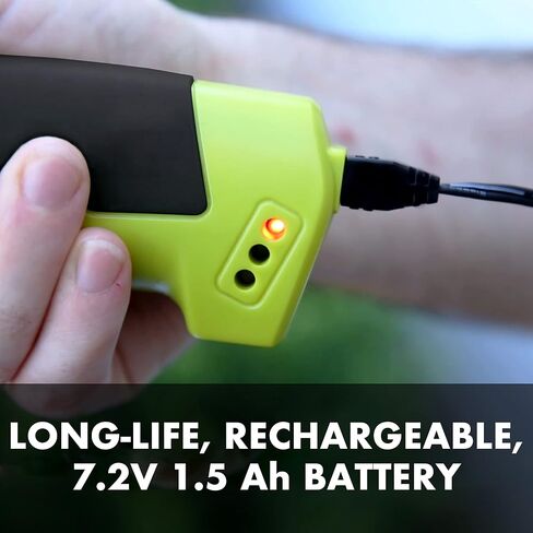 Sun Joe HJ604C Cordless Grass Shear + Shrubber Handheld Trimmer, (w/ Battery + Charger Included), Green, 7.2V in Saudi Arabia