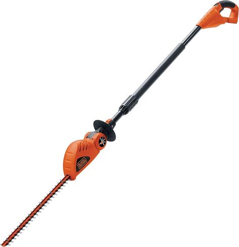 BLACK+DECKER 20V MAX Cordless Pole Hedge Trimmer with Extra Lithium Battery 2.0 Amp Hour (LPHT120 & LBXR2020-OPE) in Saudi Arabia