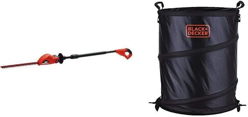 BLACK+DECKER 20V MAX Cordless Pole Hedge Trimmer with Extra Lithium Battery 2.0 Amp Hour (LPHT120 & LBXR2020-OPE) in Saudi Arabia