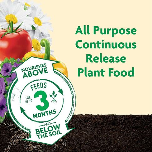 Miracle-Gro Shake 'N Feed، أغذية نباتية لجميع الأغراض، سماد نباتي، 4.5 رطل. in Saudi Arabia
