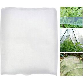 4Ft x 10Ft Mosquito Bug Insect Bird Fine Mesh Net Barrier Hunting Blind Garden Screen Netting for Protect Your Plant Fruits Flower