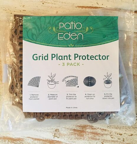 Plant Pot Soil Covers Protectors - 3 Pack, 11" - Repel Cats from Plants - Protects Indoor Plants in Kuwait
