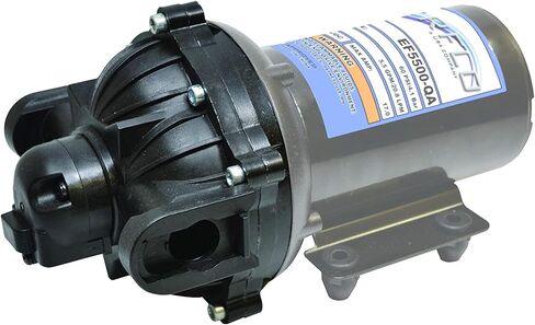 ايفر فلو رأس مضخة غشائية 12 فولت EF5500-QA-KIT - اسود in Kuwait