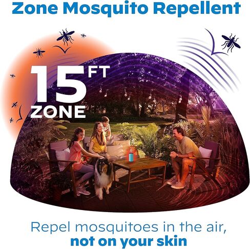 Thermacell Mosquito Repellent Refills; Compatible with Any Fuel-Powered Thermacell Repeller; Highly Effective, Long Lasting, No Spray, No Scent, No Mess; 15 Foot Zone of Mosquito Protection in Kuwait
