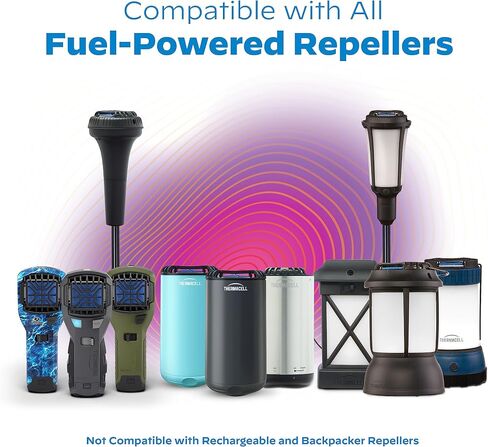 Thermacell Mosquito Repellent Refills; Compatible with Any Fuel-Powered Thermacell Repeller; Highly Effective, Long Lasting, No Spray, No Scent, No Mess; 15 Foot Zone of Mosquito Protection in Kuwait