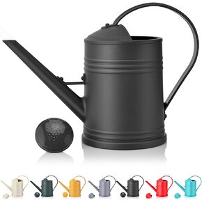 Watering Cans for House Plants, Small, Indoor/Outdoor Plants Garden Flower (1/2 Gallon, Black)