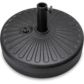 Best Choice Products Fillable Umbrella Base Stand Round Sunburst Plastic Patio Umbrella Base Stand, Pole Holder for Outdoor, Lawn w/ 55lbs Weight Capacity, Adjustment Knob in Kuwait