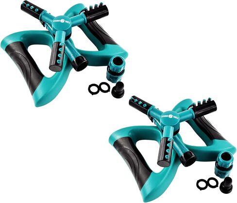 Segomo Tools 360 Degree Automatic Rotating Garden Sprinkler | Lawn Sprinkler | Yard Sprinkler | Sprinklers for Yard | Rotating Sprinkler | Rotating Sprinklers for Yard - GS360 in Kuwait
