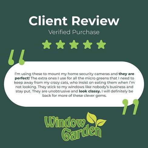 رف نافذة على شكل كأس شفط للنباتات في حديقة النافذة - قم بإنشاء حديقة داخلية، واحتفظ بأواني الزرع الخاصة بك، وبادئ البذور، والتماثيل على نافذتك. تنمو الأعشاب، ميكروغرين، العصارة، أنيق (2 حزمة) in Kuwait