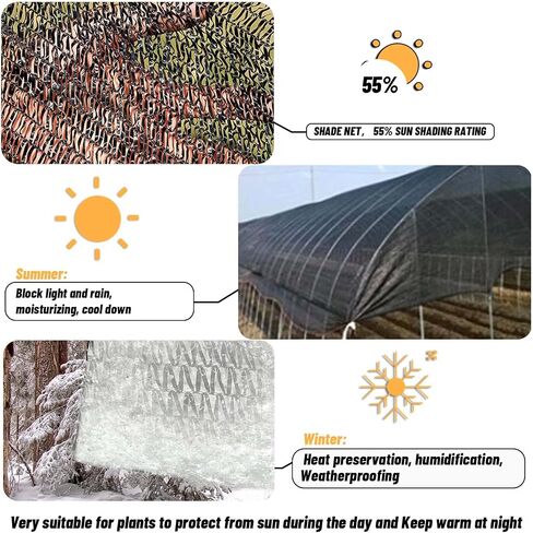 Cool Area 40% 6x8ft Sunblock Shade Cloth Cover Mesh UV Resistant Net for Garden Flower Plant Greenhouse, Green in Saudi Arabia