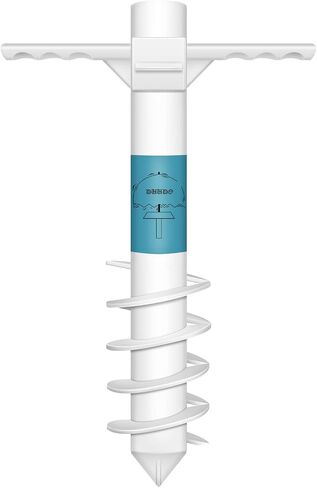 Beach Umbrella Sand Anchor, Beach Accessories-Umbrella Base with 5-Spiral Screw Design, Beach Essentials Umbrella Holder Stand Resist Strong Winds One Size Fits All in Saudi Arabia