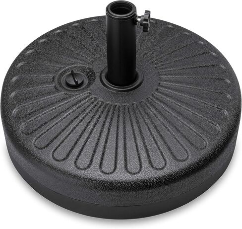 Best Choice Products Fillable Umbrella Base Stand Round Sunburst Plastic Patio Umbrella Base Stand, Pole Holder for Outdoor, Lawn w/ 55lbs Weight Capacity, Adjustment Knob in Saudi Arabia