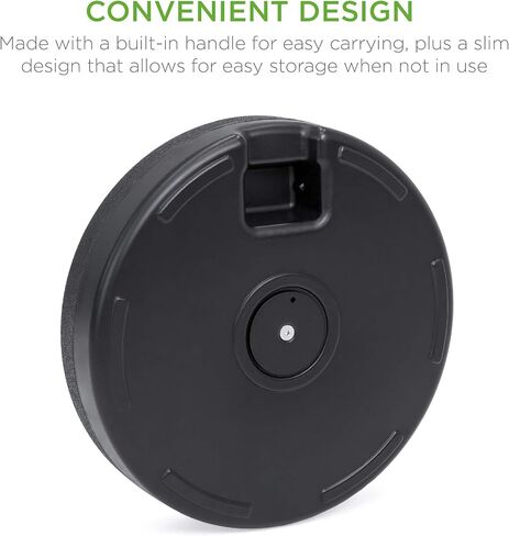 Best Choice Products Fillable Umbrella Base Stand Round Sunburst Plastic Patio Umbrella Base Stand, Pole Holder for Outdoor, Lawn w/ 55lbs Weight Capacity, Adjustment Knob in Saudi Arabia
