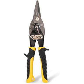 Hurricane 10 Inch Aviation Tin Snips, Straight Cut, Heavy Duty Metal Cutter for Cutting Sheet Metal, Chrome Vanadium Steel in Kuwait