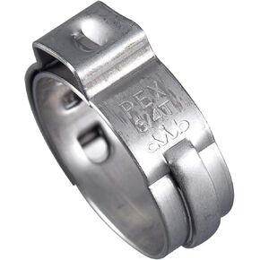 (Pack of 10) EFIELD 1-inch Stainless Steel Pex Cinch Clamp Rings for Pex Tubing/Pipe