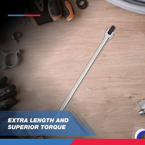 Neiko 00200A شريط تمديد محرك الأقراص 1/2 بوصة | طول 15 بوصة | رأس مرن دوار | CR-V ستيل in Kuwait