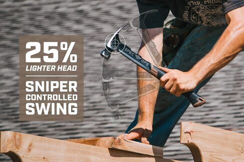 سبيك اوبس مجموعة ادوات مطرقة - مطرقة مسامير 20 اونصة، مطرقة تأطير 22 اونصة مع مخلب مزق وغطاء مطرقة ناعم - SPEC-M20SF-M22CF-S - رأس أخف بنسبة 25% وقبضة MOA ماصة للصدمات - 3% تم التبرع بها للمحاربين in Kuwait