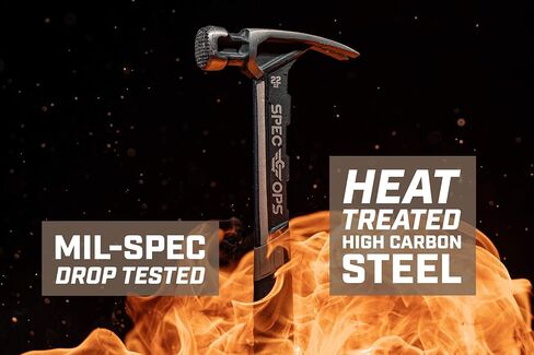 سبيك اوبس مجموعة ادوات مطرقة - مطرقة مسامير 20 اونصة، مطرقة تأطير 22 اونصة مع مخلب مزق وغطاء مطرقة ناعم - SPEC-M20SF-M22CF-S - رأس أخف بنسبة 25% وقبضة MOA ماصة للصدمات - 3% تم التبرع بها للمحاربين in Kuwait