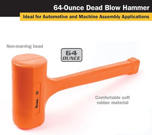 Titan 63143 3-Piece Dead Blow Hammer Set | Includes 16oz, 32oz, 48oz in Kuwait