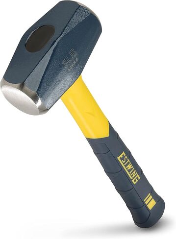 ESTWING Bricklayer's/Mason's Hammer - 22 oz Masonry Tool with Forged Steel Construction & Shock Reduction Grip - E6-22BLC in Kuwait