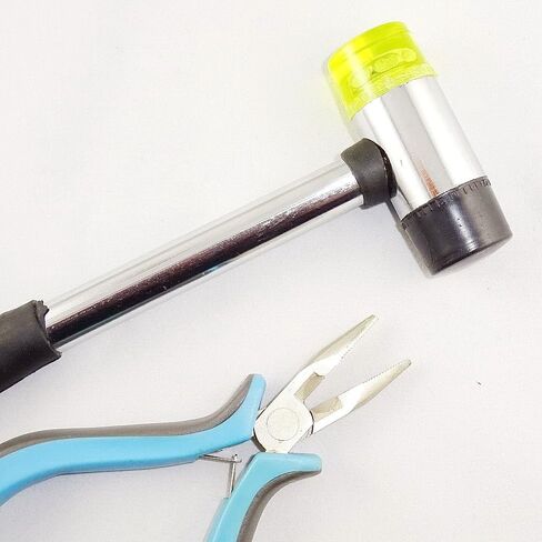 1" [25mm] Interchangable Head Soft Face Hammer and Pliers Kit for Upholstery Nails SFHKIT in Saudi Arabia