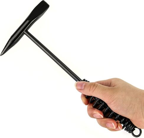 QWORK Welding Chipping Hammer, 2 Packs 10.5" Two-head Hammer with Coil Spring Handle Welding Cleansing and Crushed Ice in Saudi Arabia