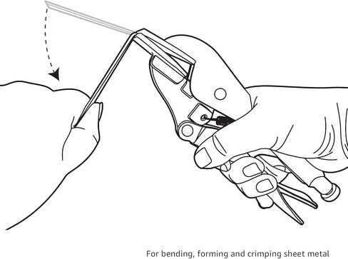 أداة قفل الصفائح المعدنية الأصلية من أمازون بيسكس، 8 بوصة in Kuwait