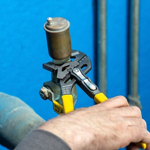 مفتاح ربط ذو طيات D53010 من كلاين تولز، كماشة مضخة قابلة للتعديل وفكوك متوازية ناعمة، رافعة عالية، 25.4 سم in Kuwait