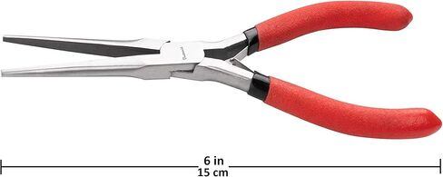 Long Nose Pliers 8 inch - Precision Needle Nose Pliers with Wire Cutters - Pack 1 in Saudi Arabia